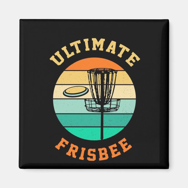 Aimant Disque Golf Ultimate Frisbee (Devant)