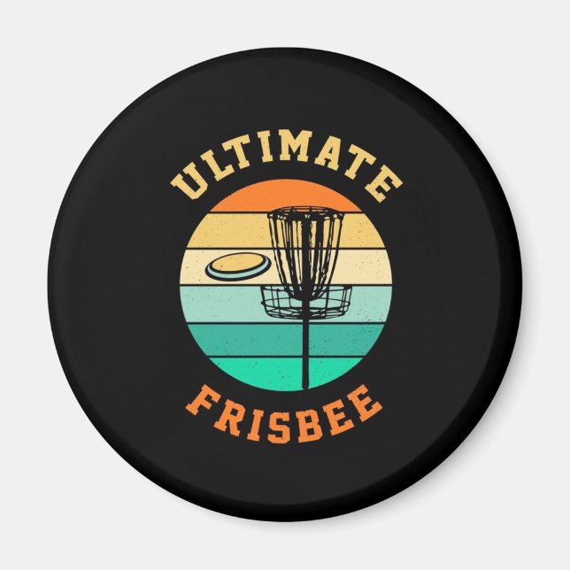 Aimant Disque Golf Ultimate Frisbee (Devant)