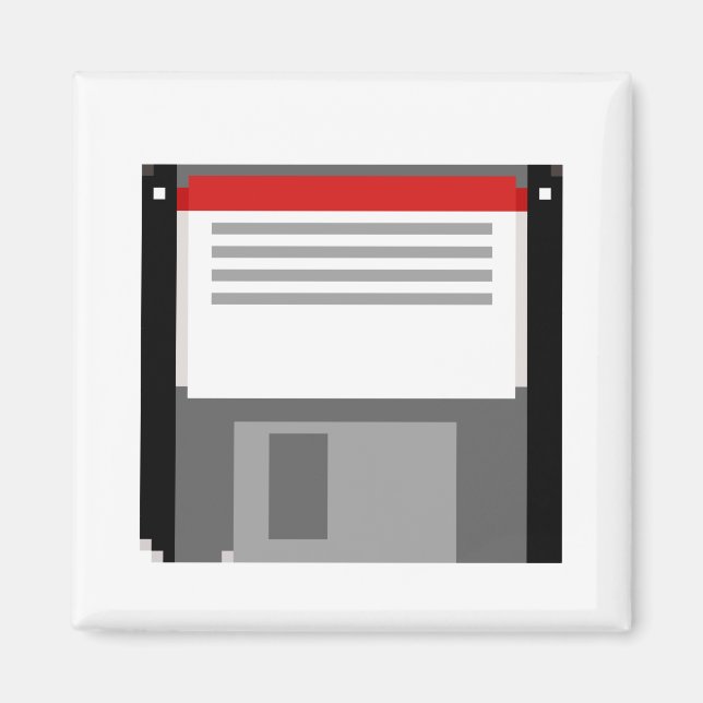 Aimant Disquette Pixel art (Devant)