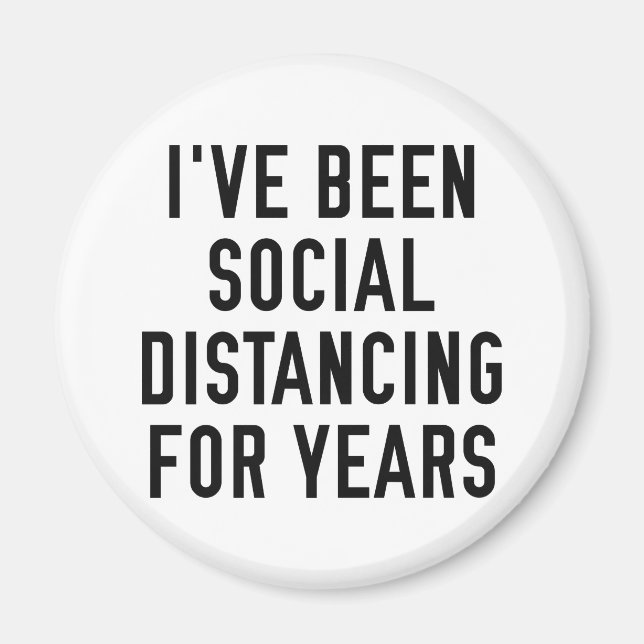 Aimant Distances sociales (Devant)