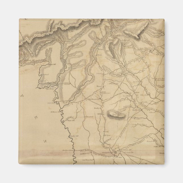 Aimant District de Greenville, Caroline du Sud (Devant)