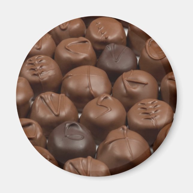 Aimant Dites-le avec du chocolat ! (Devant)