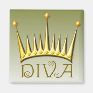 Aimant Diva en or AH2010
