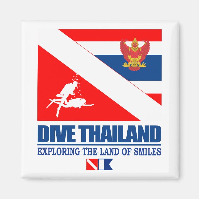 Aimant Dive Thailand (sq) (Devant)