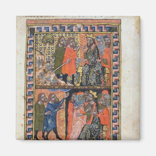 Aimant Dix fléaux de l'Egypte TtoB; la peste de (Devant)