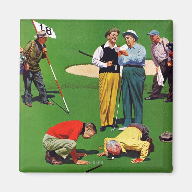 Aimant Dix-huitième trou (Devant)