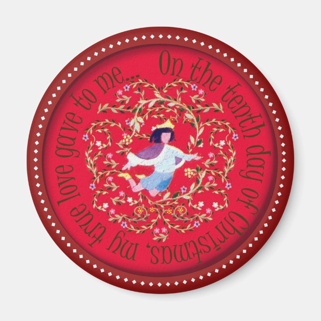 Aimant Dix lords en train de battre (Devant)