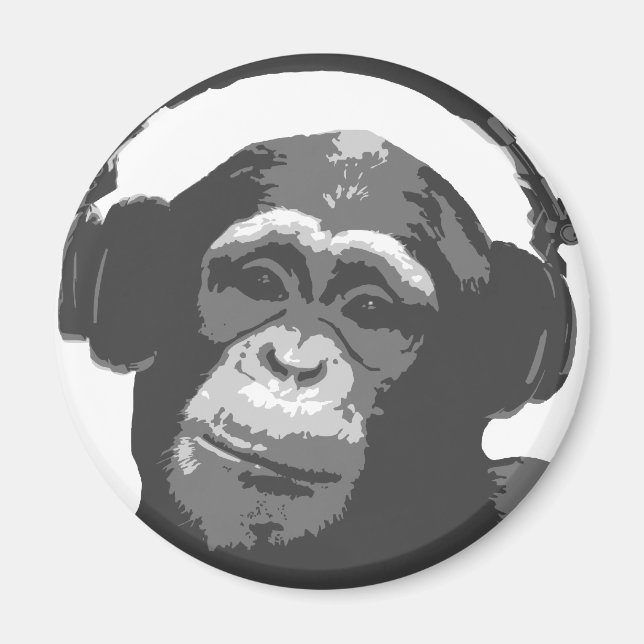 AIMANT DJ MONKEY (Devant)
