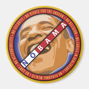 Aimant d'Obama "Nobama"