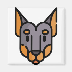 Aimant Doberman