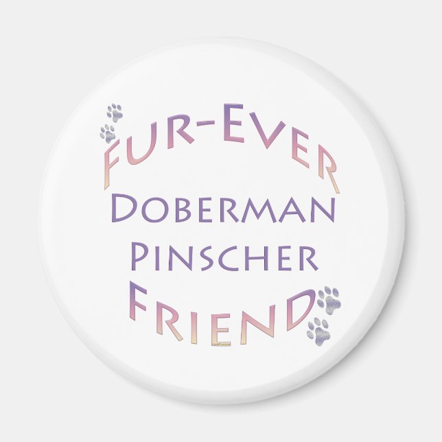 Aimant Doberman Pinscher Furever (Devant)