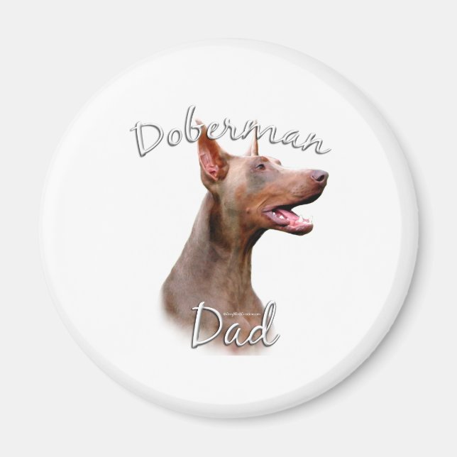 Aimant Doberman Pinscher (Isabella) Papa 2 (Devant)