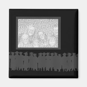 Aimant d'obtention du diplôme de photo encadré p