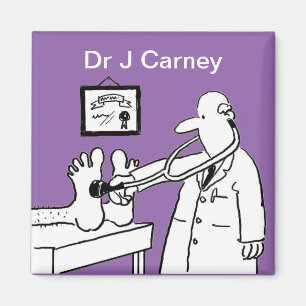 Aimant Docteur avec pied de contrôle de stéthoscope