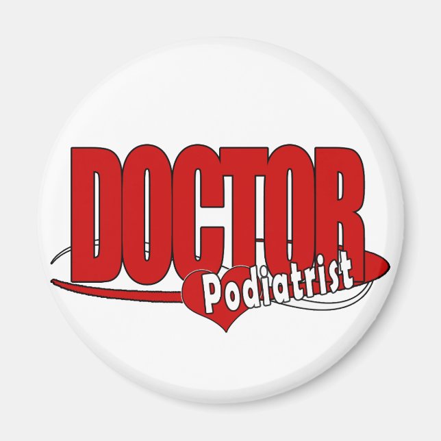 AIMANT DOCTEUR PODIATRIST DE LOGO (Devant)