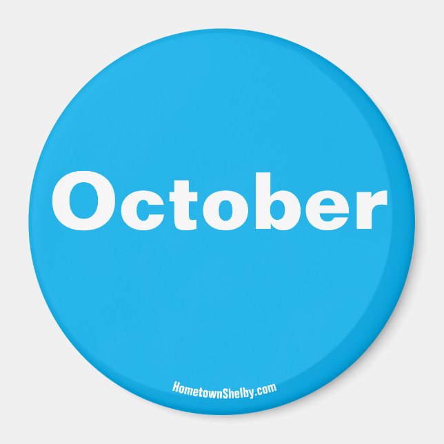 Aimant d'octobre (Devant)