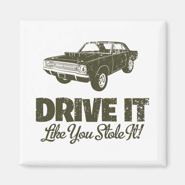 Aimant Dodge Hurst Hemi Dart 1968 (Devant)