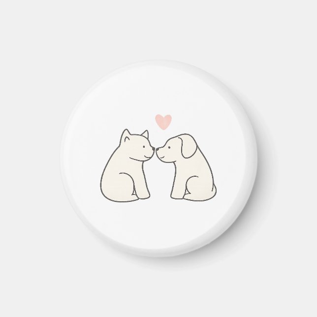 Aimant Dog Love (Devant)