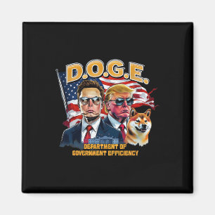 Aimant Doge D.o.g.e. Rendre l'Amérique efficace Trump D