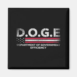 Aimant Doge D.o.p.e. Ministère de l'Efficacité gouverneme