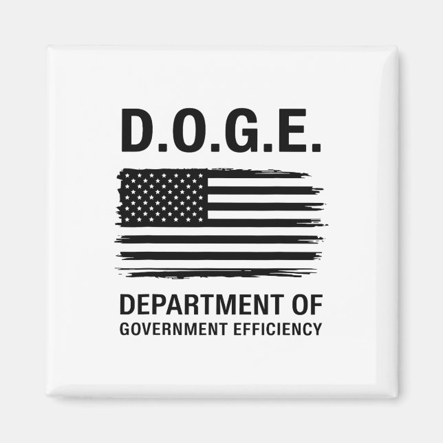 Aimant Doge Ministère De L'Efficacité Du Gouvernement 4 (Devant)