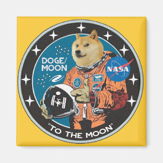 Aimant Dogecoin "à la lune"