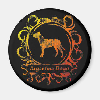 Aimant Dogo argentin Patiné classique