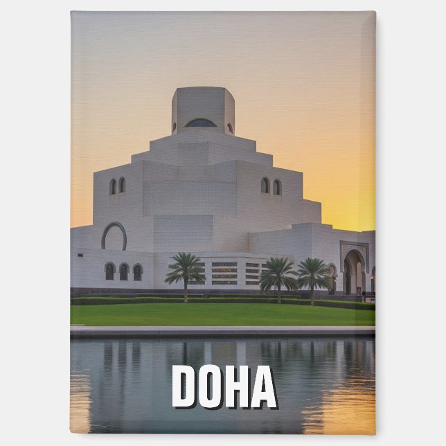 Aimant Doha Qatar Musée d'Art islamique Voyage (Recto)