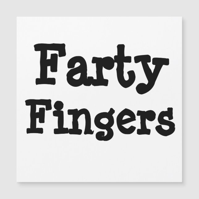 Aimant Doigts Farty (Devant)