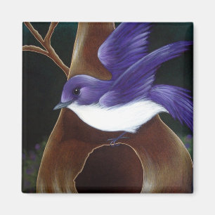 Aimant d'OISEAU de MARTIN POURPRE