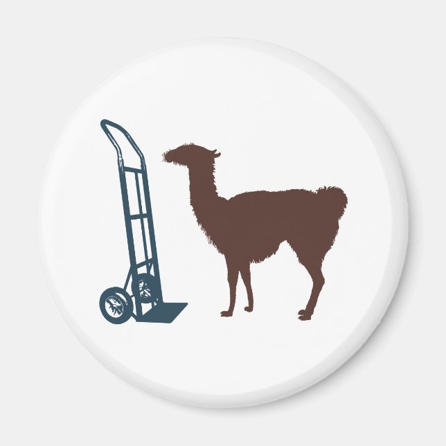 Aimant Dolly llama (Devant)