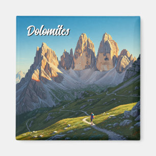 Aimant Dolomites Italie Voyage de randonnée