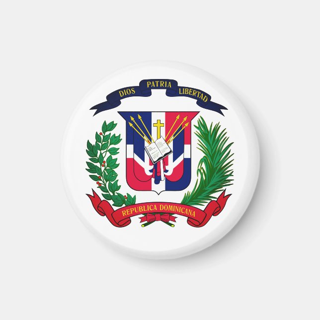 Aimant Dominican Republic coat of arms (Devant)