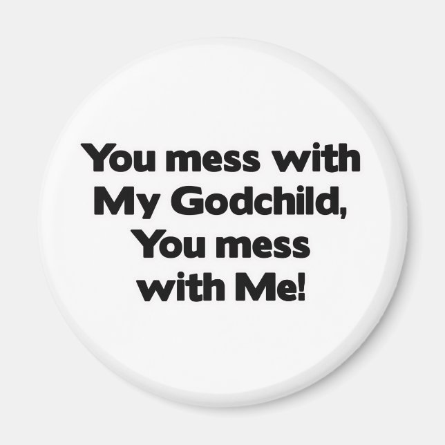 Aimant Don&apos ; pas de désordre avec mon enfant (Devant)