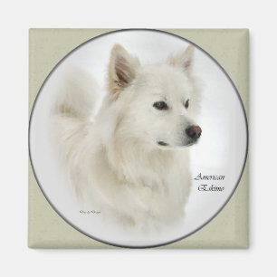 Aimant Don d'art Eskimo Chien américain