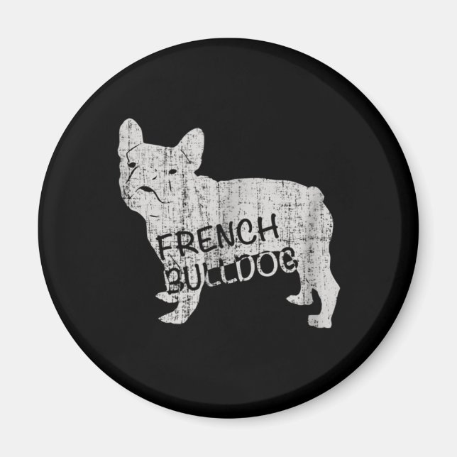 Aimant Don de chien | Fierce French Bulldog (Devant)