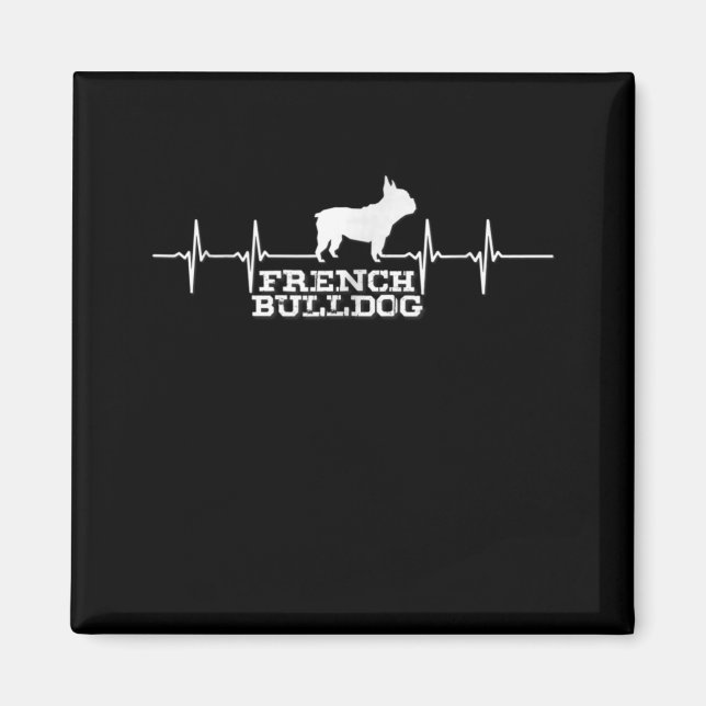Aimant Don de chien | French Bulldog Heart (Devant)