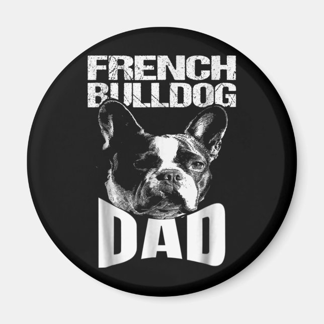 Aimant Don de chien | French Bulldog Papa (Devant)
