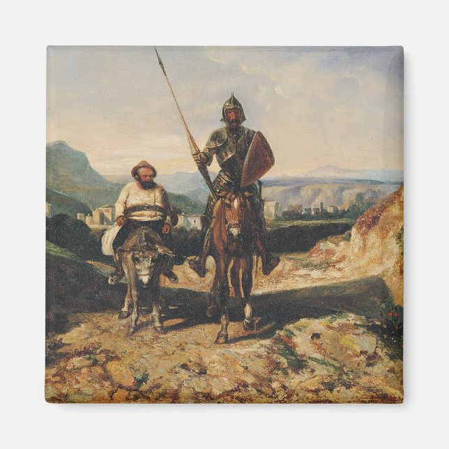 Aimant Don Quichotte et Sancho (Devant)