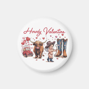 Aimant Don Valentine   Howdy Valentine