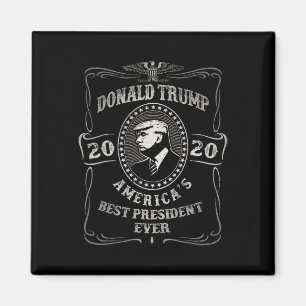 Aimant Donald Trump 2020 Meilleur Président d'Amérique à