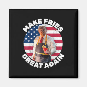 Aimant Donald Trump 2024 frite - Faire des frites G