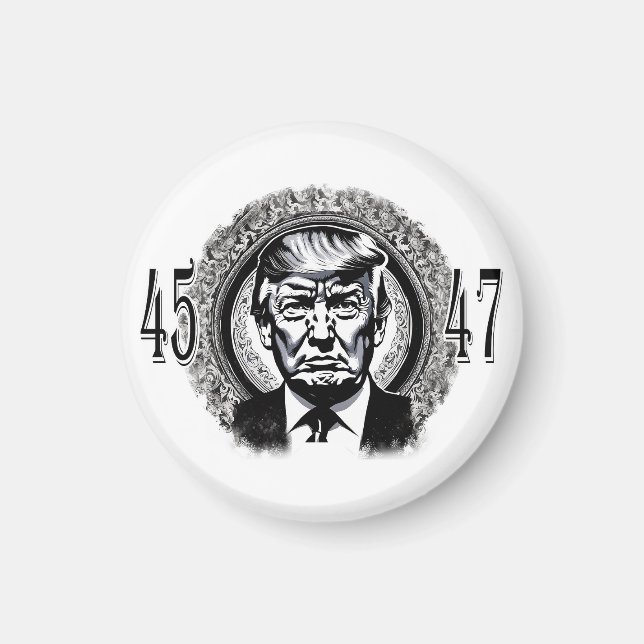 Aimant Donald Trump 45/47 (Devant)