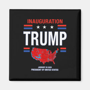 Aimant Donald Trump 47e président 2025 Inauguration États