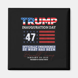 Aimant Donald Trump 47e président 2025 Inauguration États