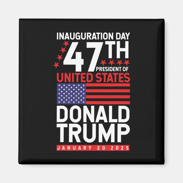 Aimant Donald Trump a gagné l'inauguration de l'élection  (Devant)