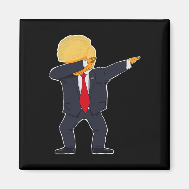 Aimant Donald Trump Dab  (Devant)