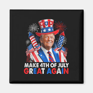 Aimant Donald Trump Feu patriotique Faire 4 juillet G