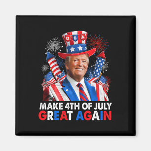 Aimant Donald Trump Feu patriotique Faire 4 juillet G
