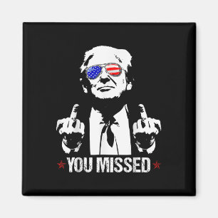 Aimant Donald Trump Funny Pro Trump 2024 vous a manqué